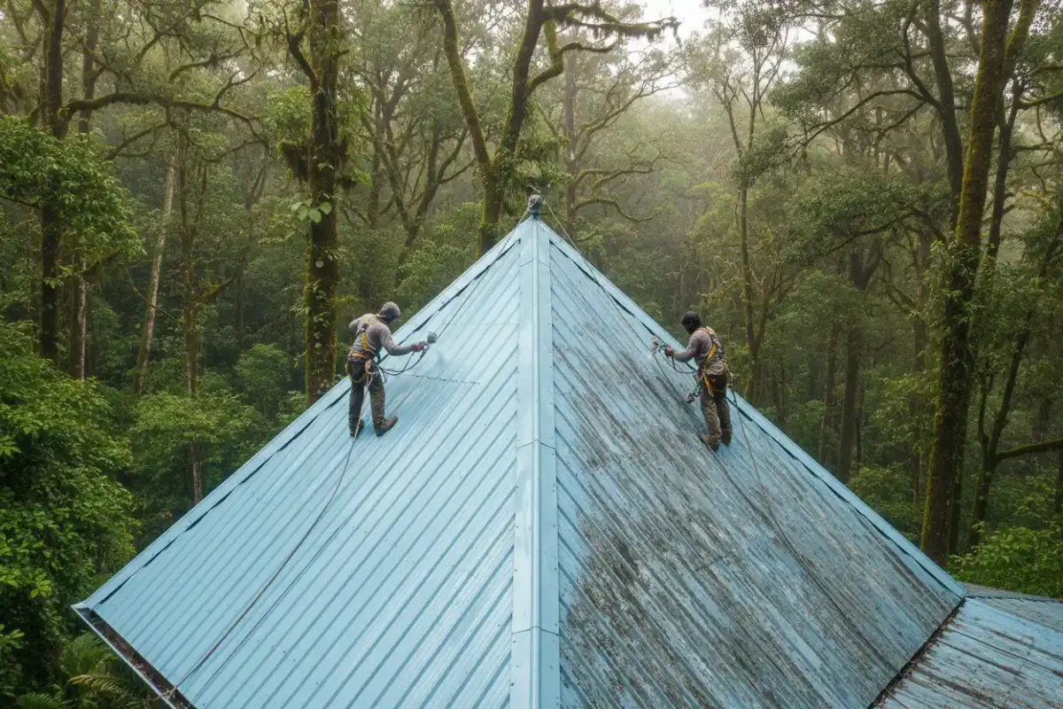 رنگ آمیزی سقف در بابل